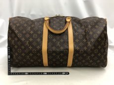 Photo2: Auth Louis Vuitton Monogram Keepall Bandouliere 55 Travel Hand Bag 0J220070n" (2)