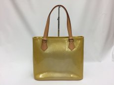 Photo1: Auth Louis Vuitton Monogram Vernis Yellow Houston Shoulder Hand Bag 0J270020n" (1)