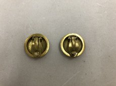 Photo3: Auth Chanel CC logo Gold tone Earrings Clip ons  0J210210n" (3)