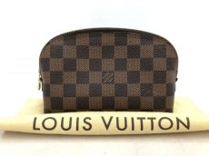 Photo1: Auth Louis Vuitton Damier Ebene Pochette Cosmetic Pouch 0J210100n" (1)