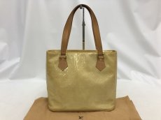 Photo1: Auth LOUIS VUITTON Vernis Yellow Houston Shoulder bag 0J210050n" (1)