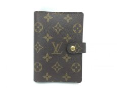 Photo1: Auth Louis Vuitton Monogram Agenda PM Day Planner Cover 0J270110n" (1)