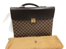 Photo1: Auth Louis Vuitton Damier Ebene Altona PM Business Document Bag 0J210280n" (1)