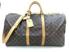 Photo1: Auth LOUIS VUITTON Monogram Keepall Bandouliere 55 Travel Bag 0J210120n" (1)