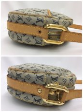 Photo8: Auth Louis Vuitton Monogram Mini Jeanne Blue Shoulder Hand Bag 0J270160n" (8)