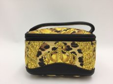 Photo1: Auth Gianni Versace Nylon Leopard Tiny Pouch Bag  0J270030n" (1)