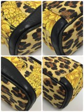 Photo8: Auth Gianni Versace Nylon Leopard Tiny Pouch Bag  0J270030n" (8)