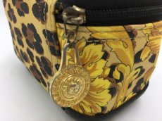 Photo4: Auth Gianni Versace Nylon Leopard Tiny Pouch Bag  0J270030n" (4)