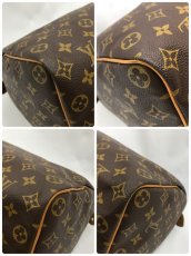 Photo11: Auth Louis Vuitton Vintage Monogram Speedy 35 Hand Bag Name written 0J290100n" (11)