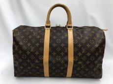 Photo1: Auth LOUIS VUITTON Monogram Keepall 45 Travel Hand Bag 0J290050n" (1)