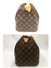 Photo10: Auth Louis Vuitton Vintage Monogram Speedy 35 Hand Bag Name written 0J290100n" (10)