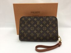 Photo1: Auth Louis Vuitton Vintage Monogram Brown Orsay Clutch Bag 0K050120n" (1)