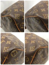 Photo11: Auth Louis Vuitton Vintage Monogram Speedy 35 Hand Bag Name written 0J290090n" (11)