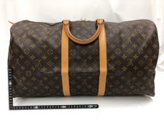 Photo2: Auth LOUIS VUITTON Monogram Keepall 55 Travel Hand Bag 0J290080n" (2)