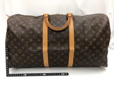 Photo2: Auth LOUIS VUITTON Monogram Keepall 55 Travel Hand Bag 0J290080n" (2)