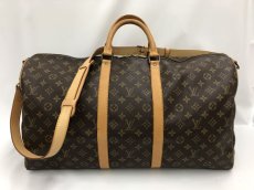 Photo1: Auth LOUIS VUITTON Monogram Keepall Bandouliere 55 Travel Bag 0J290140n" (1)