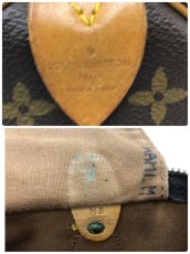 Photo12: Auth Louis Vuitton Vintage Monogram Speedy 35 Hand Bag Name written 0J290090n" (12)