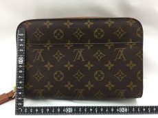 Photo2: Auth Louis Vuitton Vintage Monogram Brown Orsay Clutch Bag 0K050110n" (2)