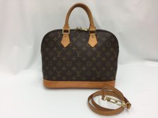 Photo1: Auth Louis Vuitton  Vintage Monogram Alma Hand Bag with strap 0K110090n" (1)