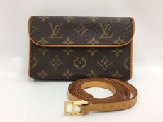 Photo1: Auth Louis Vuitton Monogram Pochette Florentine Bum Bag M51855  0K110040n" (1)