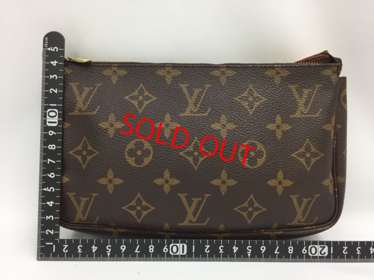 Photo2: Auth Louis Vuitton Monogram Pochette Accessoires Pouch bag 0K180080n" (2)