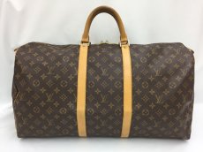 Photo1: Auth LOUIS VUITTON Monogram Keepall 55 Travel Hand Bag 0K180090n" (1)