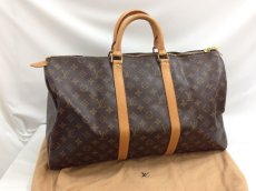 Photo1: Auth Louis Vuitton Monogram Keepall 50 Travel Boston Hand Bag 9E100150MKK" (1)