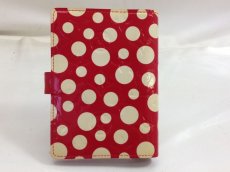 Photo2: Authentic Louis Vuitton Vernis DOT YAYOI KUSAMA Agenda PM Red 9E150510nKK" (2)