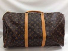 Photo2: Auth Louis Vuitton Monogram Keepall 50 Travel Boston Hand Bag 9E100150MKK" (2)