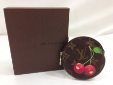 Photo1: Louis Vuitton Murakami Cherry Porte Monnaie Rond Coin Purse Case 9E030060MKK" (1)