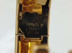 Photo6: Authentic Hermes Wristwatch Goldtone Loquet / Red Enamel Horse 9B220080MK8KK" (6)