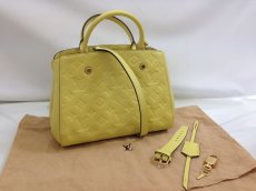 Photo1: Authentic Louis Vuitton Monogram Empreinte Montaigne 2 way Handbag 9E170370nKK" (1)