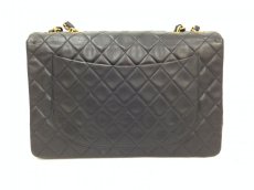 Photo2: Authentic CHANEL Cambon Quilted Matelasse Chain Shoulder Bag Black 9E030650MKK" (2)