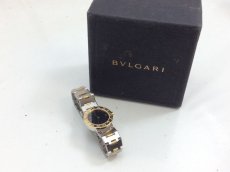 Photo1: Authentic BVLGARI 18K Gold Steel Ladies Watch Black Dial BB23SG 9B130030YK3KK" (1)
