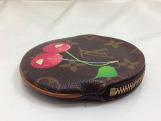 Photo3: Louis Vuitton Murakami Cherry Porte Monnaie Rond Coin Purse Case 9E030060MKK" (3)