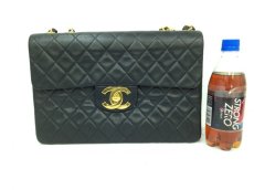 Photo3: Authentic CHANEL Cambon Quilted Matelasse Chain Shoulder Bag Black 9E030650MKK" (3)