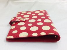 Photo3: Authentic Louis Vuitton Vernis DOT YAYOI KUSAMA Agenda PM Red 9E150510nKK" (3)