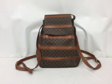 Photo1: Auth Celine Macadam Pattern Backpack Shoulder bag 9F070490nKK" (1)