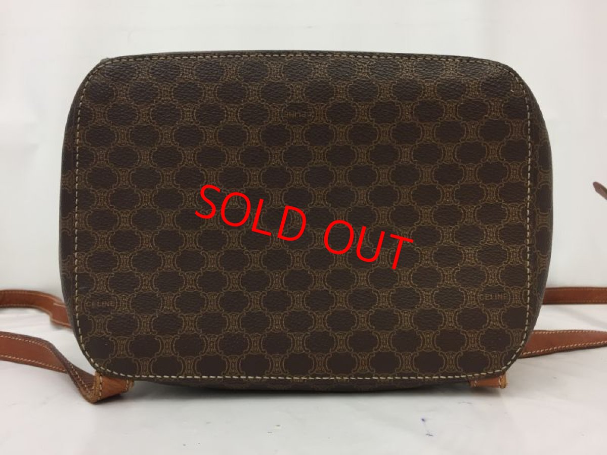 Photo4: Auth Celine Macadam Pattern Backpack Shoulder bag 9F070490nKK" (4)