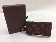 Photo1: Auth Louis Vuitton Monogram Pochette Cles Coin/Key Case Brown 9D101170MKK" (1)