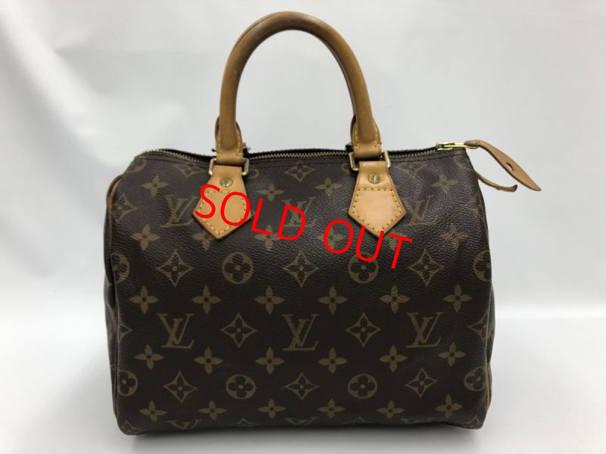 Photo1: Auth Louis Vuitton Vintage Monogram Speedy 25 Hand Bag 0K240100n" (1)