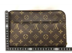 Photo2: Auth Louis Vuitton Vintage Monogram Brown Orsay Clutch Bag 0L020120n" (2)