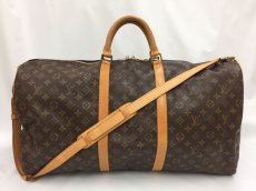 Photo1: Auth LOUIS VUITTON Monogram Keepall Bandouliere 60 Travel Bag 0L100080n" (1)