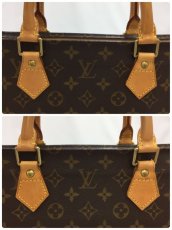 Photo10: Auth Louis Vuitton Vintage Monogram SAC PLAT HAND TOTE BAG 0L100090n" (10)