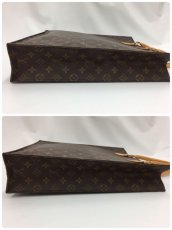 Photo8: Auth Louis Vuitton Vintage Monogram SAC PLAT HAND TOTE BAG 0L100090n" (8)