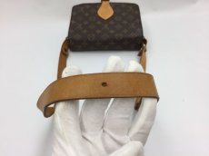 Photo4: Auth Louis Vuitton Monogram Cartouchiere MM Cross Body Shoulder Bag 0L100070n" (4)