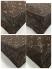 Photo9: Auth Louis Vuitton Vintage Monogram SAC PLAT HAND TOTE BAG 0L100090n" (9)