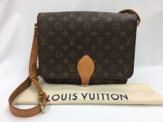 Photo1: Auth Louis Vuitton Monogram Cartouchiere GM Cross Body Shoulder Bag 0L170110n" (1)