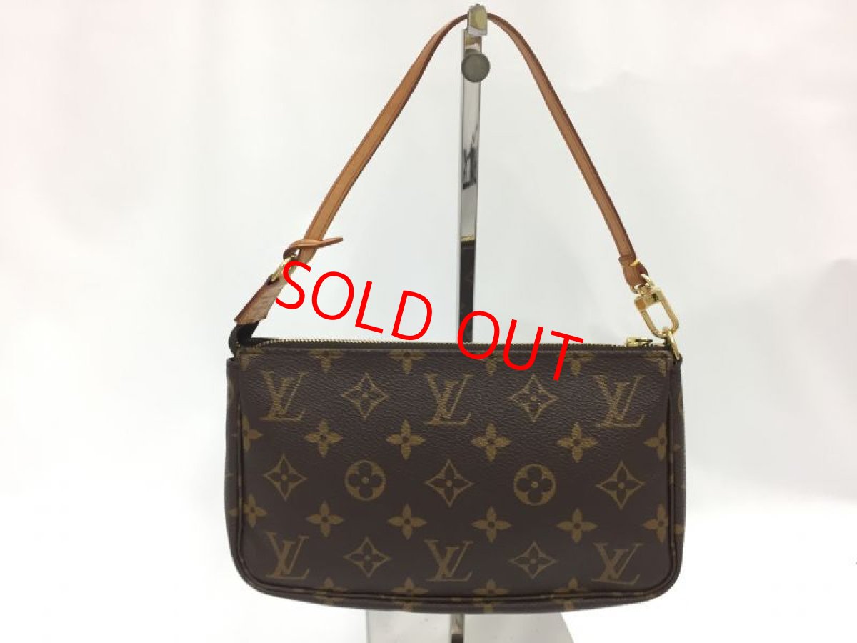 Photo1: Auth Louis Vuitton Monogram Pochette Accessoires Pouch bag 0L170130n" (1)