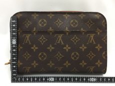 Photo2: Auth Louis Vuitton Vintage Monogram Brown Orsay Clutch Bag 0L240020n" (2)